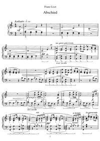 Abschied - Franz Liszt